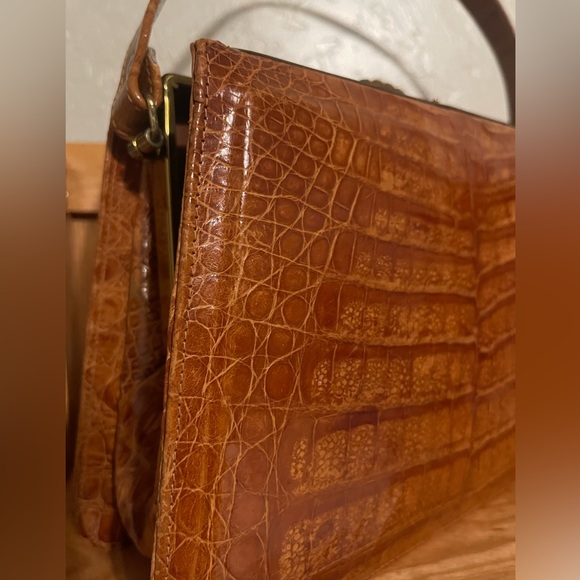 Vintage croc leather purse - Picture 5 of 5